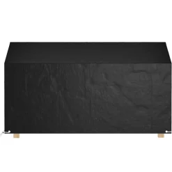 VIDAXL - Housses de banc de jardin 2 pcs 8 艙illets 190x70x70/88 cm pe