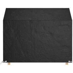 VIDAXL - Housses de banc de jardin 2 pcs 8 艙illets 160x70x70/88 cm pe