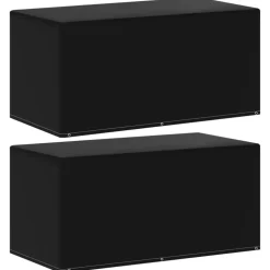VIDAXL - Housses de meubles de jardin 2 pcs 6 艙illets 160x80x75 cm
