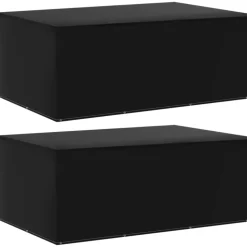 VIDAXL - Housses de salon de jardin 2 pcs 7 艙illets 225x143x90 cm