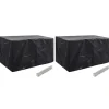 VIDAXL - Housses de salon de jardin 2 pcs 8 艙illets 180x70x90 cm