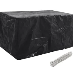 VIDAXL - Housses de salon de jardin 2 pcs 8 艙illets 180x70x90 cm