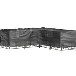 VIDAXL - Housses de salon de jardin en forme de l 2 pcs 16 艙illets