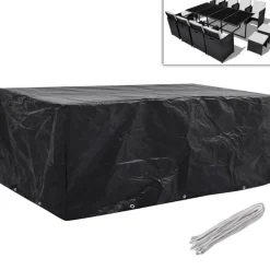 VIDAXL - Housses de salon de jardin 2 pcs rotin 10 艙illets 229 x 113 cm