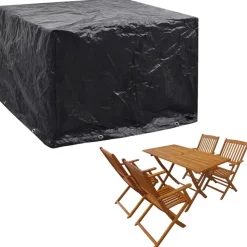 VIDAXL - Housses de salon de jardin 2 pcs 8 艙illets 122x112x98 cm