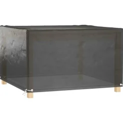 VIDAXL - Housses de salon de jardin 2 pcs 8 艙illets 132x132x80 cm carré