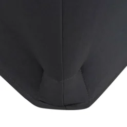 VIDAXL - Housses extensibles pour table 2 pcs 120x60,5x74 cm anthracite