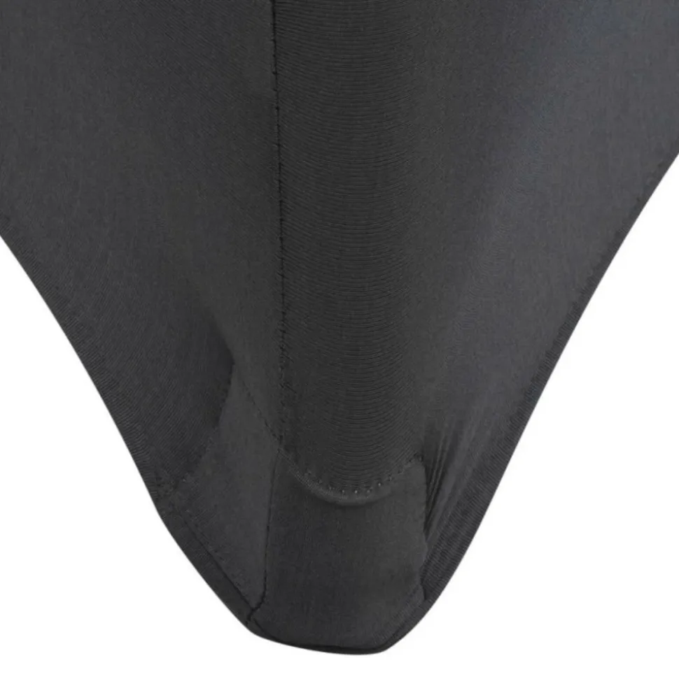 VIDAXL - Housses extensibles pour table 2 pcs 120x60,5x74 cm anthracite