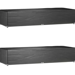 VIDAXL - Housses pour chaise longue 2 pcs 12 艙illets 205x75x40 cm pe