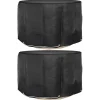 VIDAXL - Housses pour meubles de jardin 2 pcs 6 艙illets ø125x75 cm rond