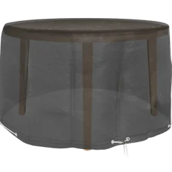 VIDAXL - Housses pour meubles de jardin 2 pcs 6 艙illets ø125x75 cm rond
