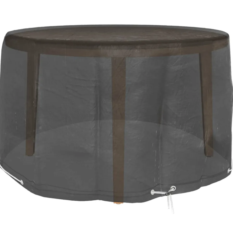 VIDAXL - Housses pour meubles de jardin 2 pcs 6 艙illets ø125x75 cm rond