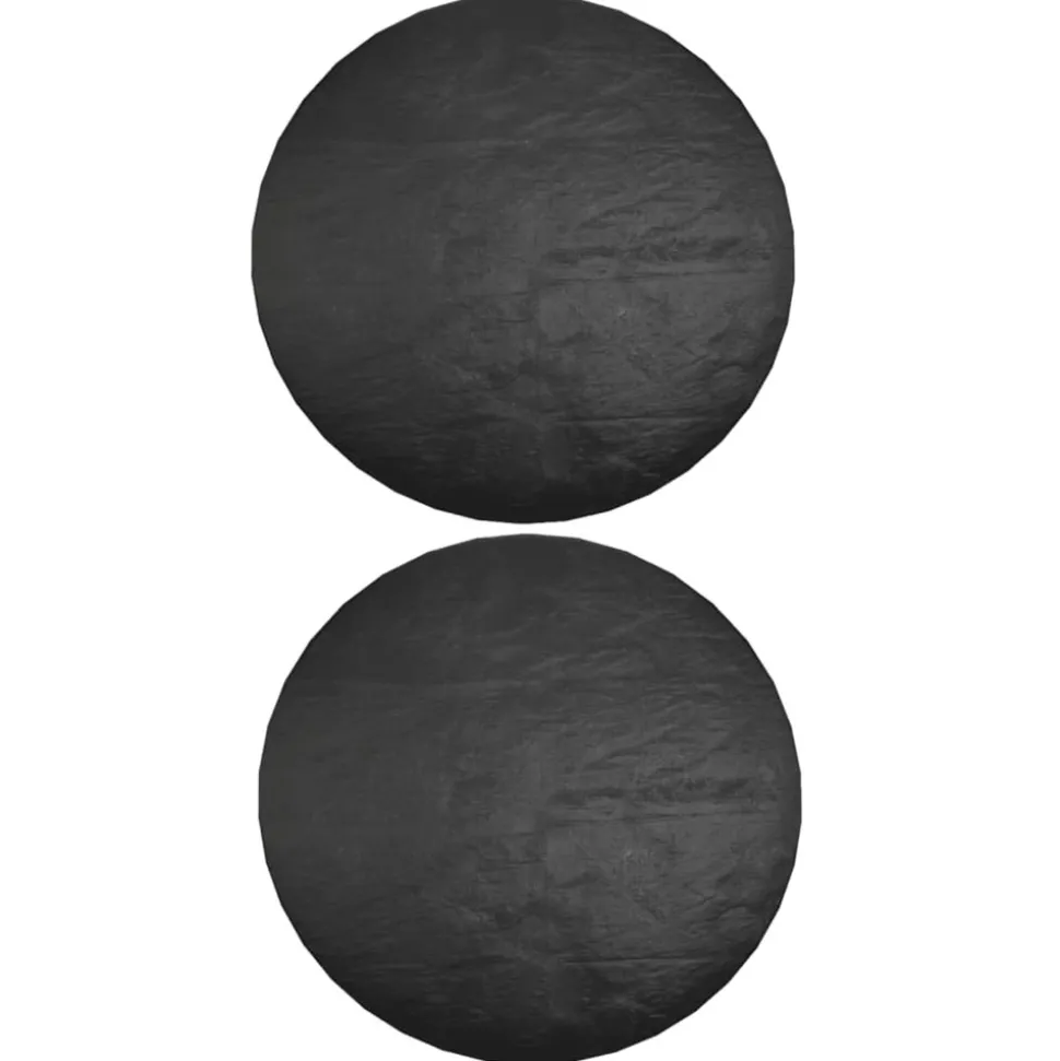 VIDAXL - Housses pour meubles de jardin 2 pcs 6 艙illets ø125x75 cm rond