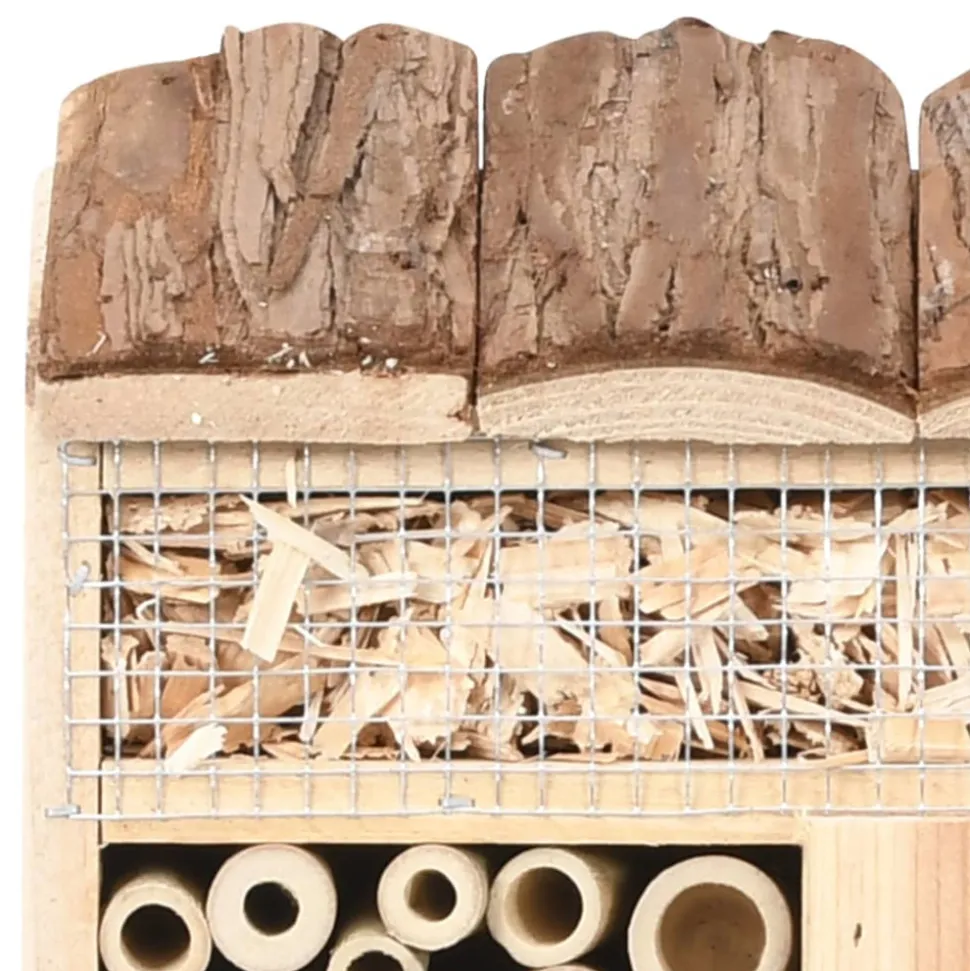 VIDAXL - Hôtel à insectes 30x10x30 cm bois de sapin