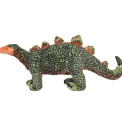 VIDAXL - Jouet en peluche dinosaure stegosaurus vert et orange xxl