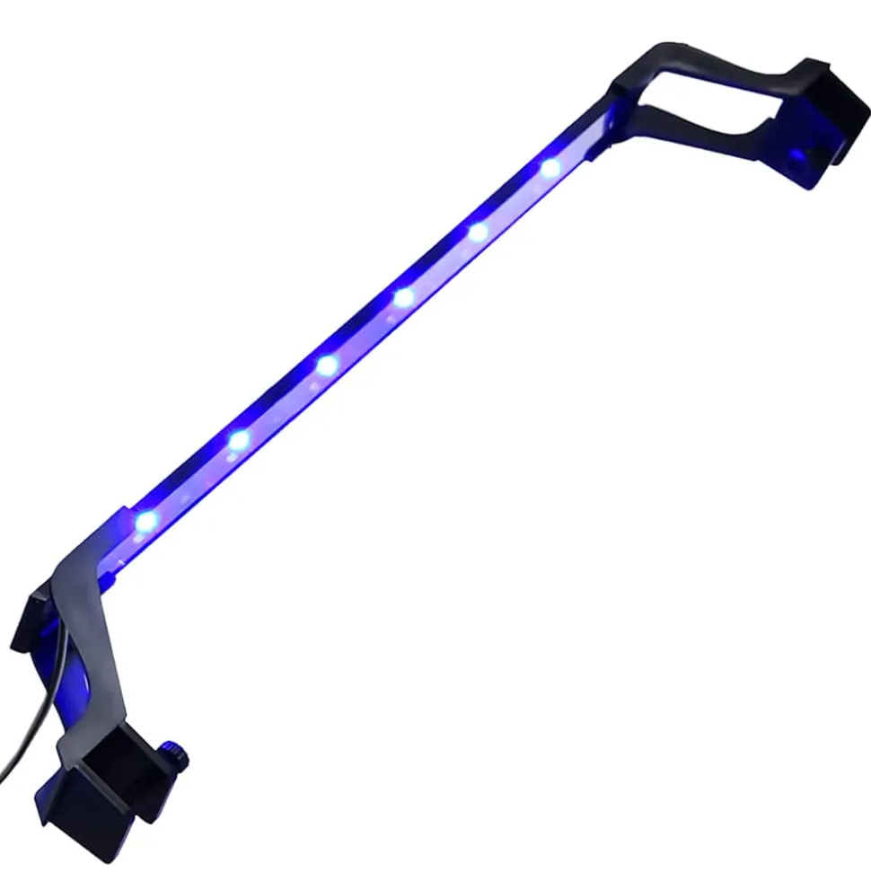 VIDAXL - Lampe à led d'aquarium avec pinces 55-70 cm bleu et blanc