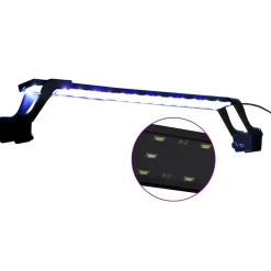 VIDAXL - Lampe à led d'aquarium avec pinces 55-70 cm bleu et blanc