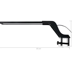 VIDAXL - Lampe à led d'aquarium avec pince 25-45 cm bleu et blanc