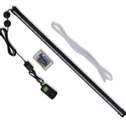 VIDAXL - Lampe led de bulles d'aquarium rvb 71 cm