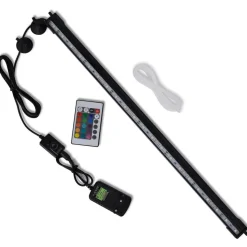 VIDAXL - Lampe led de bulles d'aquarium rvb 56,5 cm