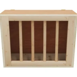 VIDAXL - Mangeoire à foin pour lapins 25x18,5x20,5 cm bois massif sapin