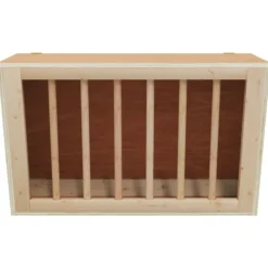 VIDAXL - Mangeoire à foin pour lapins 37x18,5x23 cm bois massif sapin