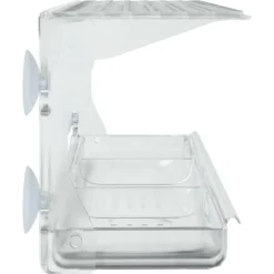 VIDAXL - Mangeoires à oiseaux de fenêtre 2 pcs acrylique 30x12x15 cm