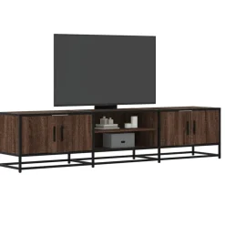 VIDAXL - Meuble tv chêne marron 180x35x41 cm bois d'ingénierie