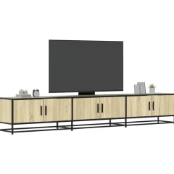VIDAXL - Meuble tv chêne sonoma 240x35x41 cm bois d'ingénierie