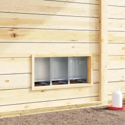 VIDAXL - Nichoir à poules3 compartiments, fixation murale, acier galvanisé