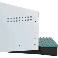 VIDAXL - Nichoir à poules3 compartiments, fixation murale, acier galvanisé