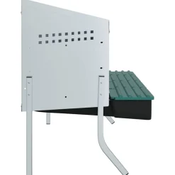 VIDAXL - Nichoir à poules4 compartiments avec pieds en acier galvanisé