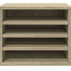 VIDAXL - Organisateur de bureau chêne sonoma 36x26x29,5 cm