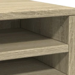 VIDAXL - Organisateur de bureau chêne sonoma 36x26x29,5 cm