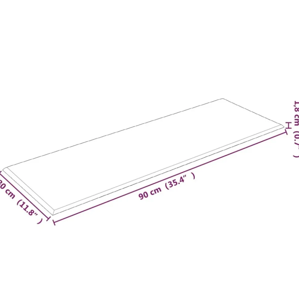 VIDAXL - Panneaux muraux 12 pcs crème 90x30 cm velours 3,24 m²