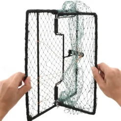 VIDAXL - Piège à oiseaux vert 34x32 cm acier