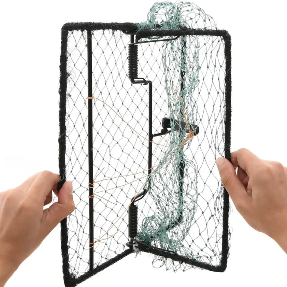 VIDAXL - Piège à oiseaux vert 34x32 cm acier