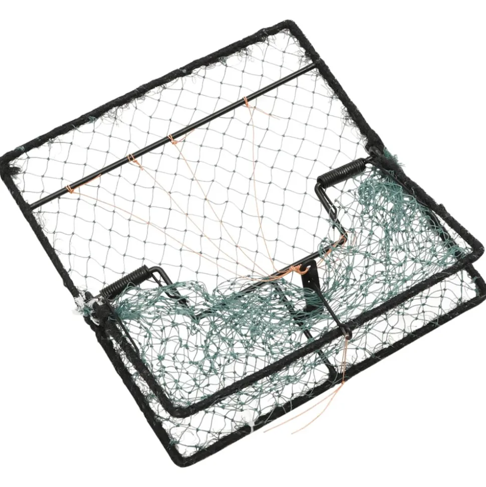 VIDAXL - Piège à oiseaux vert 34x32 cm acier