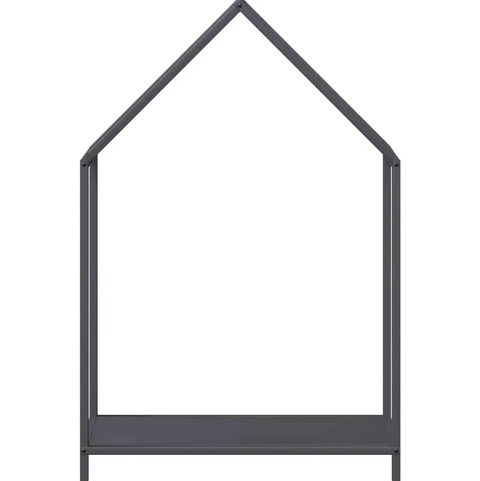 VIDAXL - Portant de bois chauffage anthracite 60x25x90 cm