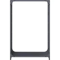 VIDAXL - Portant de bois chauffage anthracite 60x28x90 cm