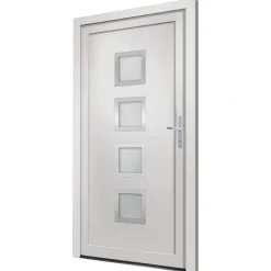 VIDAXL - Porte d'entrée blanc 108x208 cm pvc