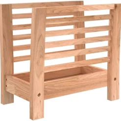 VIDAXL - Porte-revues 40x26,5x38,5 cm bois massif de noyer