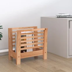 VIDAXL - Porte-revues 40x26,5x38,5 cm bois massif de noyer