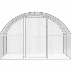 VIDAXL - Poulailler d extérieur 3x6x2 m acier galvanisé