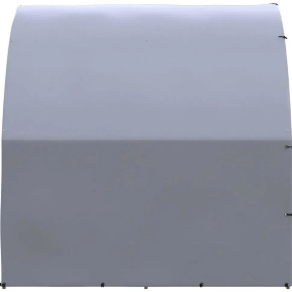 VIDAXL - Poulailler d extérieur 3x8x2 m acier galvanisé