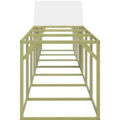 VIDAXL - Poulailler 700x100x150 cm bois de pin massif imprégné