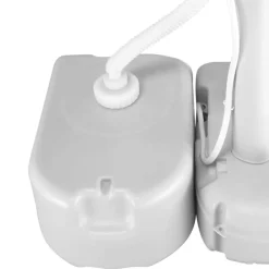 VIDAXL - Réservoir d'eau portable avec adaptateur 24 l gris