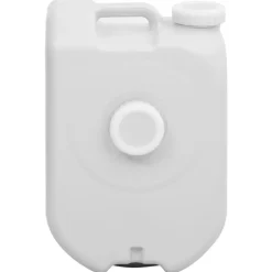 VIDAXL - Réservoir d'eau portable avec adaptateur 24 l gris