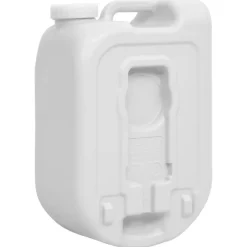 VIDAXL - Réservoir d'eau portable avec adaptateur 24 l gris