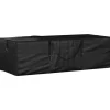 VIDAXL - Sac de rangement pour coussins de jardin noir 135x40x55 cm pe